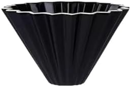 Handmade Reusable 2-4 Cups Ceramic Coffee Dripper Filter Cup For Pour Over(Black) by Unknown