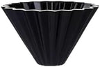 Handmade Reusable 2-4 Cups Ceramic Coffee Dripper Filter Cup For Pour Over(Black) by Unknown