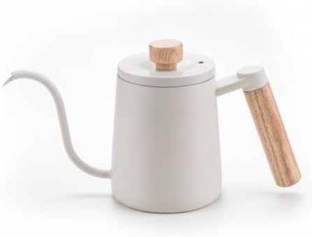 Pour-over Kettle with Wooden Handle, Black, 350ML - Image 2
