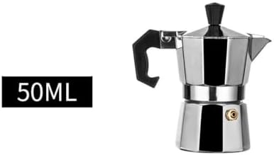 Octagonal Moka Pot 50-600ml Italian Stovetop Espresso Maker Aluminum A/B - Image 2