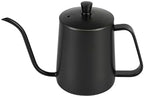 Restaurantware Pour Over Kettle Pack of 1 Stainless Steel 20 oz Precision Spout Gooseneck Coffee Kettle With Ergonomic Handle, Corrosion-Resistant for Artisan Brewing, Black by Restaurantware