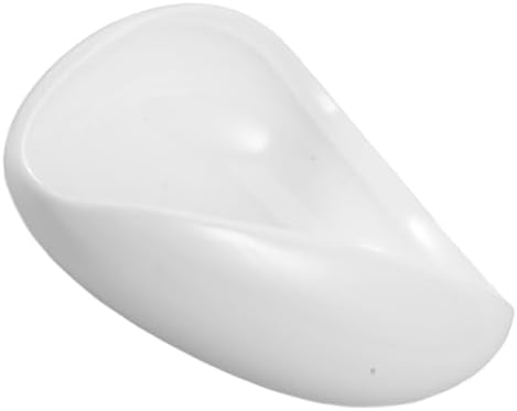 Tea Vessel Ceramic Coffee Bean Dosing Cup Coffee Bean Weight Tray Container Coffee Bean Measuring Cup Spoon Flower Loose Tea Scoop Coffee Bar Organizer Chinese Tea Ceremony Accessories (White) - Image 5