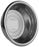 Precision High Extraction Espresso Basket Filter,Micro Sieve With 304 Stainless Steel For 51/54 / 58mm(58mm 18g Silver) by Unknown