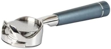 58MM Coffee Machine Portafilter Handle,Compatible With Gaggia,Coffee Machine Modified Handle Filter Bottomless Hollow Portafilter Stainless Steel Filter(58mm-grey) by Unknown