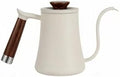 Gooseneck Kettle Pour Over Coffee Maker, White, 16oz/0.6L by Unconstrainedbydefinitions