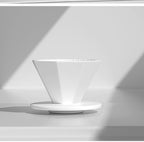 FRCOLOR Ceramic Coffee Filter Cup, Octagonal Manual Dripper White - Image 5