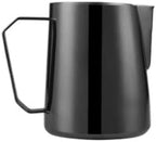 Milk Frother Cup Stainless Steel 304 Stainless Steel Tip Milk Foam Cup Fancy Frothing Pitcher Coffee Latte Art Tool 350ml/450ml/600ml(350ml) by Unknown