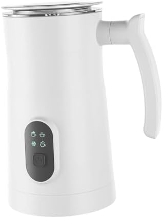 Innovative and Functional Electric Milk Frother, White by Unknown