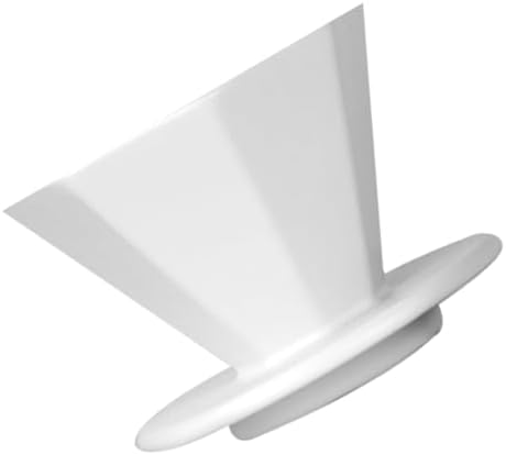Ceramic Coffee Filter Cup Reusable Manual Dripper White by DEARMAMY