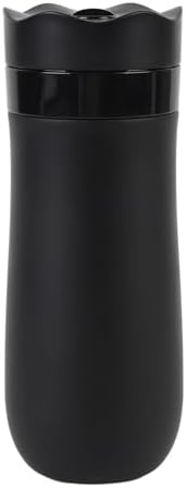 Qinlorgo French Press Coffee Maker, 320ml Stainless Steel Double Wall Insulated Leak Proof Portable Coffee Press Cup with Secure Locking Mechanism, Ideal for Travel Camping Office by Qinlorgo