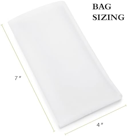 Gutenberg's tough 4x7 inch nylon micron filter bags 25-50 Packs (50-Pack, 37 Micron (u)) - Image 2