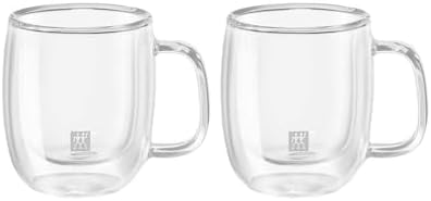 ZWILLING Sorrent 39500-110 Sorrento Double Wall Glasses, Espresso, 2-Piece Set, Insulated, Double Layer by Zwilling