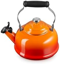 Le Creuset Enamel On Steel Whistling Tea Kettle, 1.7 qt., Flame by Unknown