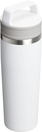 STANLEY Cafe To Go Travel Mug 20 oz | Leakproof Two-Part Drink Through Lid | Tumbler Cup for Coffee, Tea and Drinks | Insulated Stainless Steel Coffee Mug | BPA-Free | Frost - Image 4