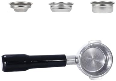 58MM Bottomless Filter Portafilter,Compatibility E61 brewing head, with 1/2/4 cups basket(Type x) by Unknown