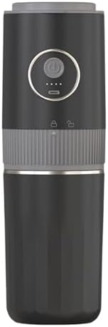 Electric Coffee Grinder and Brewing Combo Portable Coffee Maker Wireless Handbrewed Machine Rechargeable Battery Stainless Steel Cup 350ml Capacity (2566 English Version) by Unknown