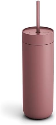 Fellow Carter Cold 20 oz Ceramic Lined Insulated Tumbler with Straw Lid by Unknown