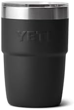YETI Rambler 8 oz Insulated Coffee Mug with Lid - Stackable Double-Wall Vacuum Insulated Coffee Cup - DuraSip Ceramic Lining - Barista-Friendly Design - Stainless Steel - Dishwasher Safe - Image 6