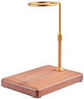 Coffee Dripper Stand with Wooden Base Minimalist Pour over Coffee Station with Adjustable Bracket Dripper Holder for Baristas, Cafes, Style A Gold by Unknown