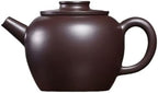 Tea Kettle Tea Ceremony Purple Clay Teapot Household Single Use Purple Clay Flat Cover Teapot Ceramic Tea Infuser by Unknown
