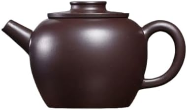 Tea Kettle Tea Ceremony Purple Clay Teapot Household Single Use Purple Clay Flat Cover Teapot Ceramic Tea Infuser by Unknown
