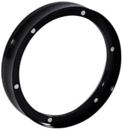 Espresso Coffee Replacement Dosing Ring,Compatible For Delonghi,Funnel Aluminum With 6 Magnets Fits 51/54 / 58mm Portafilter(58mm black) by Unknown