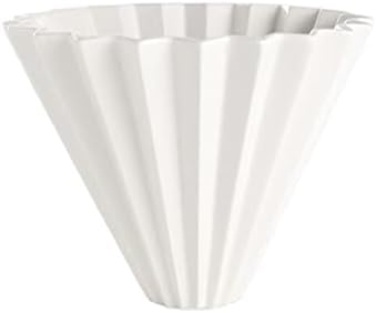 Coffee Filter, Ceramic Origami Style, Multi Color Minimalist Design, Suitable For Daily Home And Shops(White) by Unknown