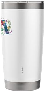 Disney Princess Alphabet Monogram Mermaid Letter A for Ariel Stainless Steel Insulated Tumbler - Image 2