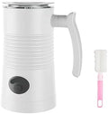 Milk Frother Automatic Rotary Foamer ，Compatible For Coffee Cappuccino Latte 4 in 1 Hot and Cold Foam Maker(White,US) by Unknown