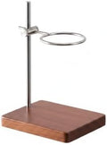 Coffee Enthusiasts Solid Wood Pour-Over Stand, Manual Brewing Holder for Dripper and Carafe, Compact Open Frame Counter Station by Unknown