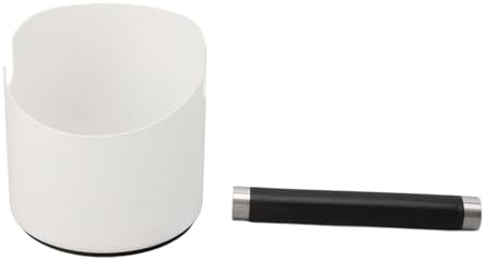 Stainless Steel Coffee Grounds Knock Box, 4.5 Inch Coffee Knock Box with Removable Knock for Home (White) - Image 6