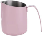 Milk Frothing Pitcher Milk Frothing Pitcher - Pink Espresso Steaming 25oz/750ML, Stainless Steel Coffee Cup by Unknown