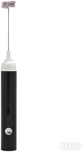 Egg Whisk Electric Milk Frother, Black by Unknown