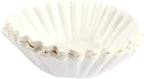 100Pcs Basket Coffee Replacement White Coffee Paper Pod Disposable For 8-12 Cup Makers by Unknown