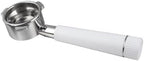 54mm Bottomless Portafilter with Aluminum Alloy M10 Handle，Compatible For Breville BES870 875 878 880，Coffee Machine Accessories(Silver,880) - Image 2