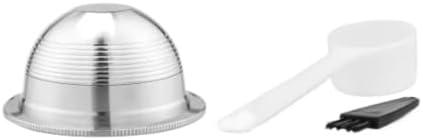 Compatible With Delonghi，ENV135 Stainless Steel Refill Pod Filter,Compatible With Nespresso，Reusable Capsule Coffee Pod GCA1(230ml 1pod) by Unknown