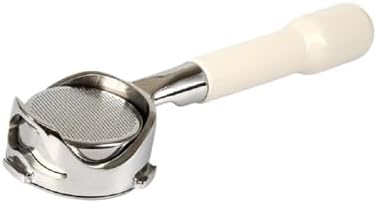 58mm 3 Ear Hollow Bottomless Portafilter Barsetto，Compatible For Barsetto, BAE01/BAE02/BAEO2S Barista Accessory(ABS white) by Unknown