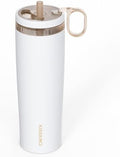 KISSKIND Leakproof Iced Coffee Tumbler 24 oz, Insulated Ceramic Lined Cup by KISSKIND