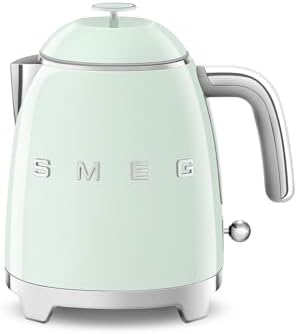 SMEG Mini 50's Retro Style 3 Cup Electric Kettle with Double Wall Anti Slip Base and Water Level Indicator (Pastel Green) by Unknown