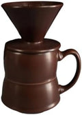 Stylish Ceramic V 60 Pouring Over Coffee Set 460ml Home Brewing Set Produced for Even and Easy Brewing Equipment by Unknown