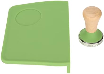 Coffee Mat, Silicone Coffee Mat Tamper Mat with Coffee Tamper Oil Proof Coffee Pad Tamper Kit for Espresso Machine (51mm / 2.01in Tamper) - Image 7