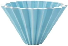 Ceramic Origami Pour‑Over Coffee Dripper Filter Cup by Unknown