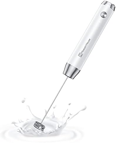 Maestri House Rechargeable Milk Frother, LunaFro NS Handheld Electric Foam Maker+Whisk - Image 2