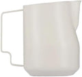 350/450ml Turbo Milk Frothing Pitcher Steaming Pitchers Professional Foam Jug Home Barista Kitchen Accessorie(450ml White) by Unknown