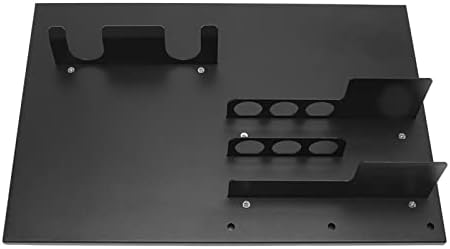Coffee Tools Wall Mounted Rack, Firmly Fixed Space Saving Simple Style Iron Wear Resistant Coffee Portafilter Organizer for Cafe (Black) - Image 5