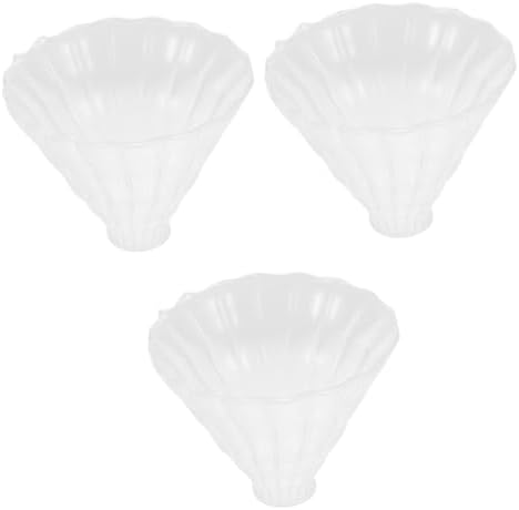 Mipcase 6pcs Coffee Strainer Dripper Glass Material Heat Resistant Large Funnel Easy Cleaning for Families Restaurants Hotels by Mipcase