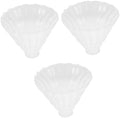 Mipcase 6pcs Coffee Strainer Dripper Glass Material Heat Resistant Large Funnel Easy Cleaning for Families Restaurants Hotels by Mipcase