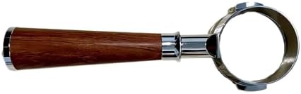 8g/18g/22g Basket 58mm Bottomless Portafilter Solid Wood Handle，Compatible For Breville，BES900/BES920/BES980 Barista Accessory(A Rosewood,With 124 cup basket) by Unknown