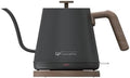 Modern Electric Gooseneck inner Stainless Steel Kettle, 1200W Quick Heating, One touch, Auto Shut off with Elegant Wood Grain design 800ML (Black) by LPLIVINGPLUS