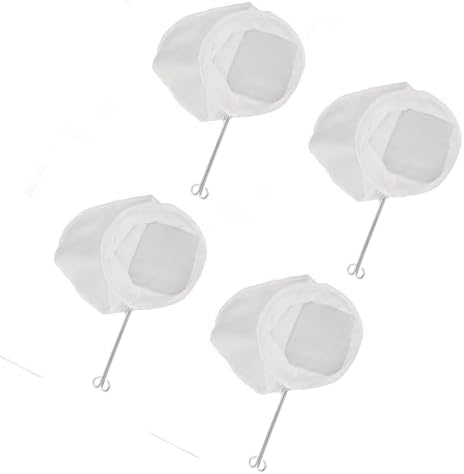 10 - Pack Reusable Mesh Storage Bags for Tea & Coffee | Fine Strainer Bags with Zipper | For Loose Leaf Tea/Cold Brew/Juice (S) - Image 4